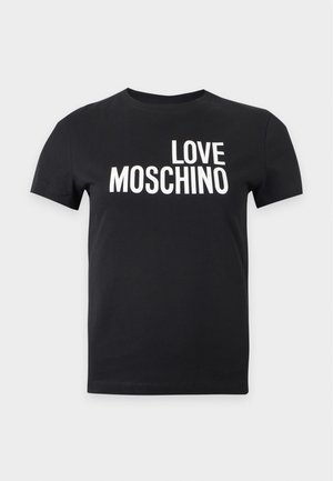Love Moschino, TEES - Тениска с щампа - black