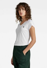 G-STAR EYBEN SLIM - Basic póló - white
