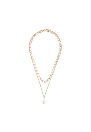 Halskette - rose goldfarbend