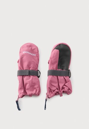 Didriksons, BIGGLES ZIP MITTEN UNISEX - Ръкавици без пръсти - heather pink