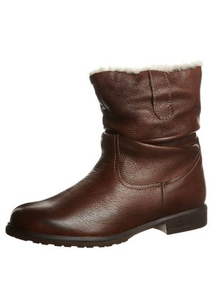 Lage laarzen - cognac