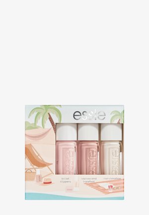 SUMMER NAIL POLISH-KIT MINI TRIO - Kit unghie - ballet slippers, topless & barefoot, marshmallow