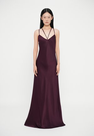 NATALIE SLIP DRESS - Cocktail dress / Party dress - aubergine