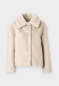SHORT COLLAR - Lengva striukė - beige
