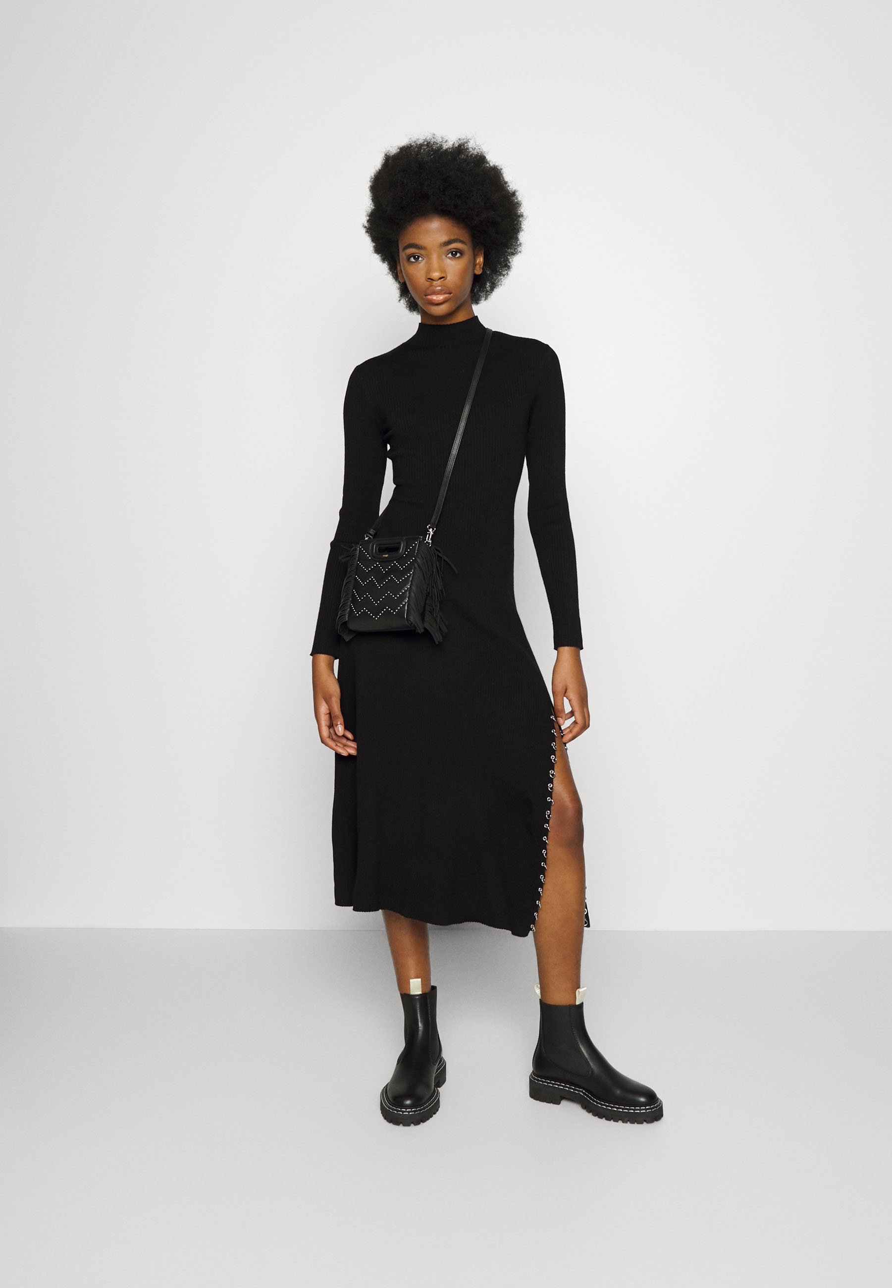maje RULLY - Jumper dress - noir/black 