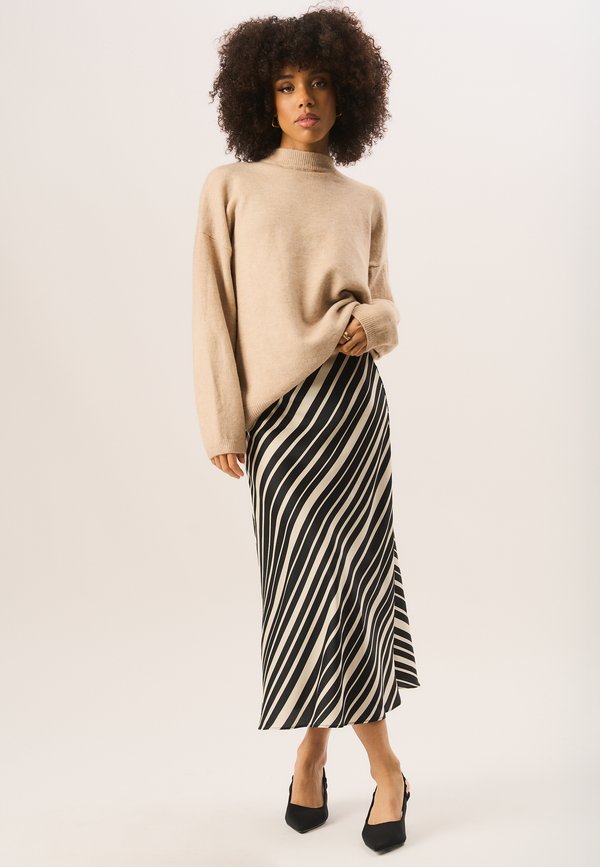 BIAS STRIPE ASSYMETRIC  - A-line skirt3