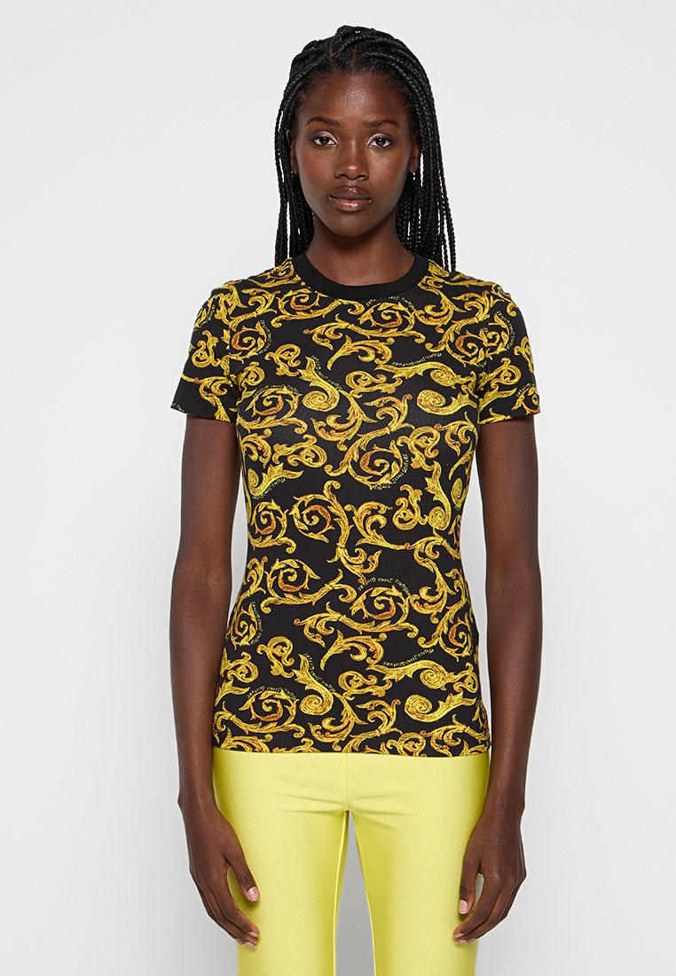 Versace Jeans Couture T-shirt print zwart