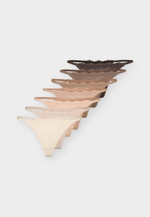Anna Field by Zalando 7 PACK STRING THONG - Τάνγκα - neutral shades