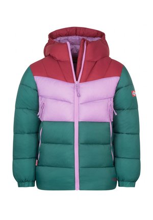 TROLLKIDS, KIDS KIRKENES JACKET  UNISEX - Winter jacket - midnight petrol/light violet/deep red