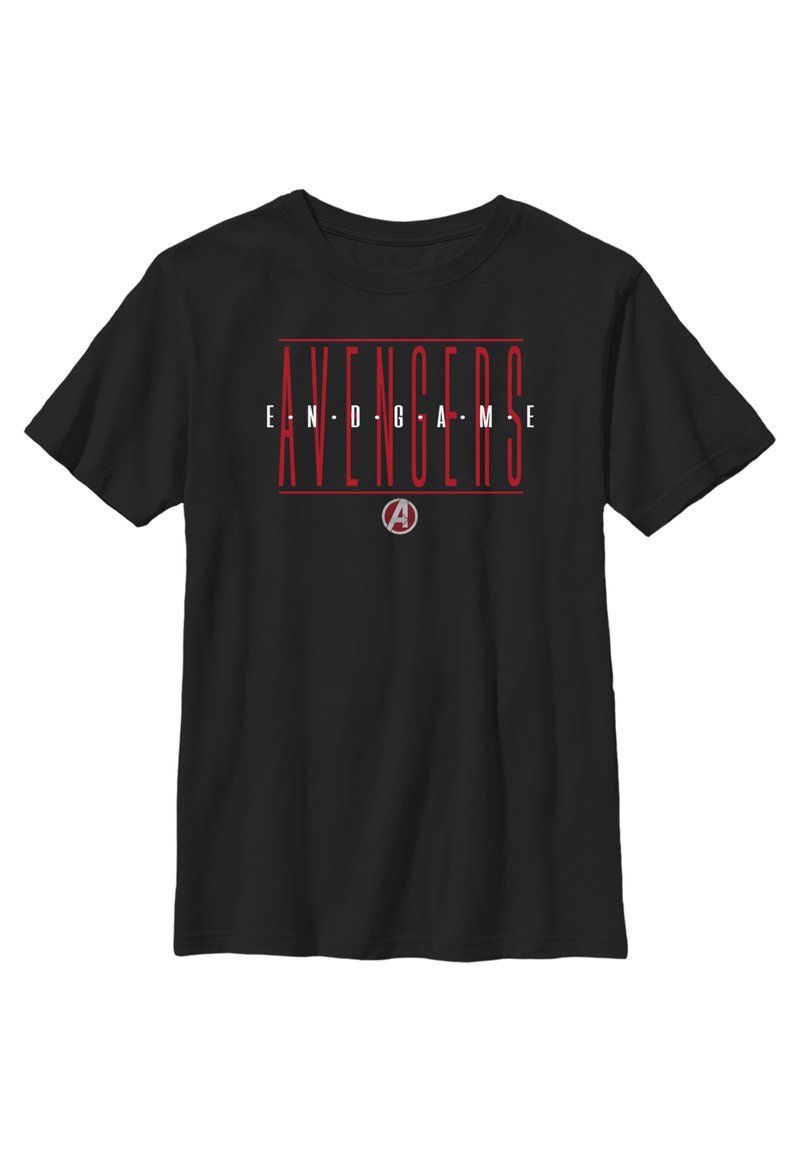 Marvel AVENGERS STRIKETHROUGH TEXT - T-shirt z nadrukiem