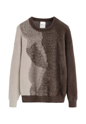 COL ROND - Pullover - marron