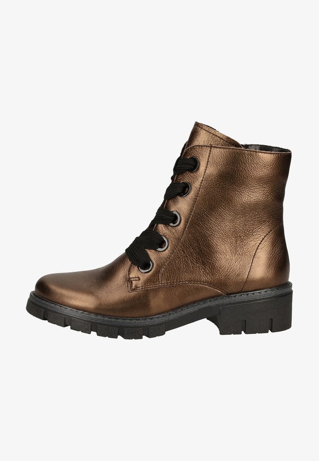Stivaletti stringati - moro-metallic 67