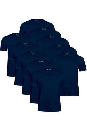 10ER PACK  O-NECK - TEE - Basic T-shirt - dunkelblau