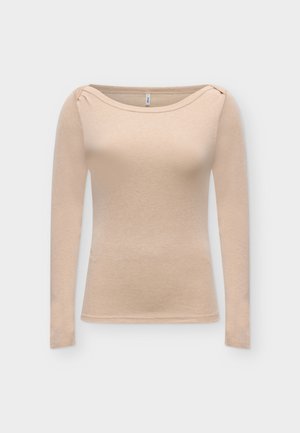 ONLY, ONLDOLLY BOATNECK - Блуза с дълги ръкави - pumice stone