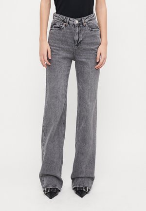 VMTESSA WIDE - Wide leg - medium grey denim