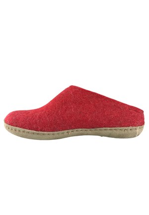 Glerups OPEN - Pantolette flach - red