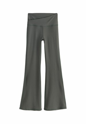 Next, REGULAR FIT - ACTIVE BALANCE WRAP FRONT FLARE LEGGINGS - Leggings - Trousers - khaki green