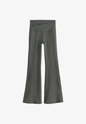 Next, REGULAR FIT - ACTIVE BALANCE WRAP FRONT FLARE LEGGINGS - Leggings - khaki green