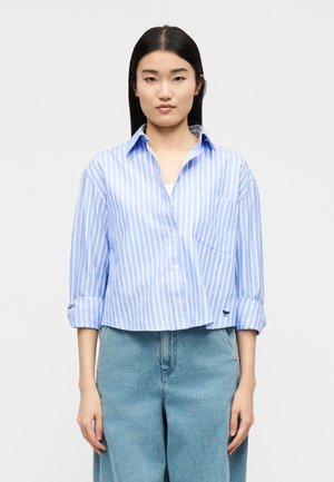 CARTONE - Blúzka so zapínaním na gombíky - azzurro