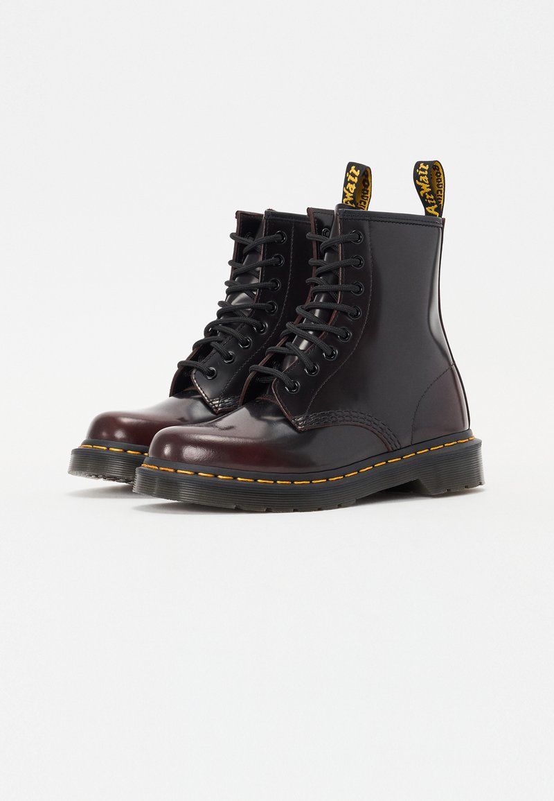 Martens Veterlaarzen cherry red arcadia/donkerrood