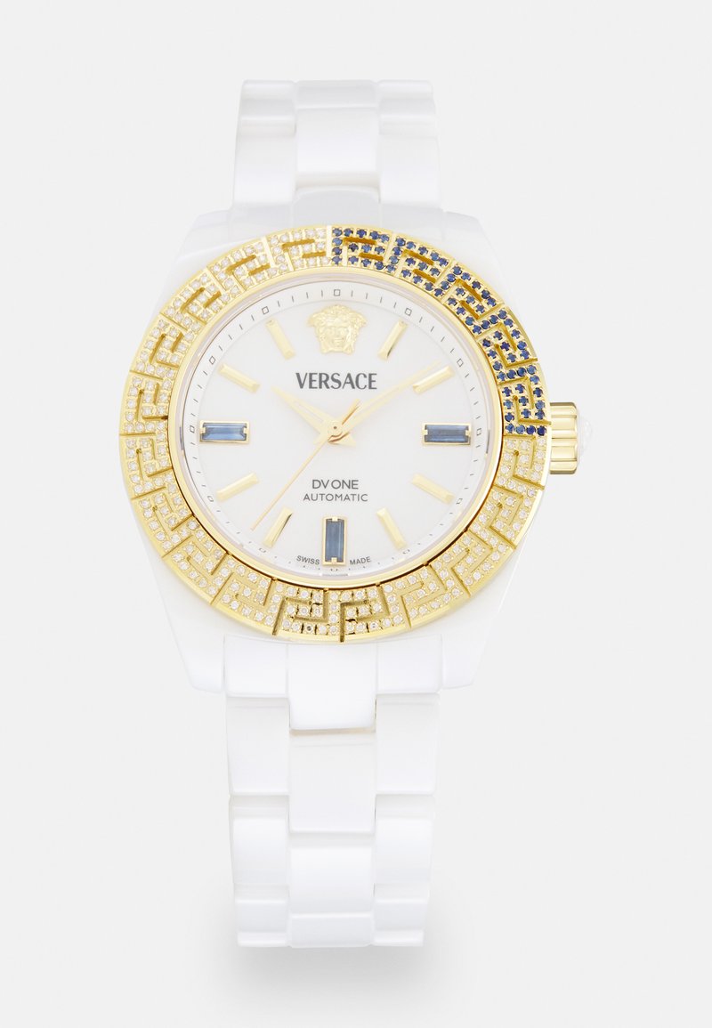 Versace DV ONE CERAMIC AUTOMATIC WITH DIAMONDS AND SAPPHIRES UNISEX ...