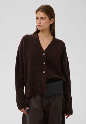 Soaked in Luxury, SLBEAN - Gilet - chocolate plum melange