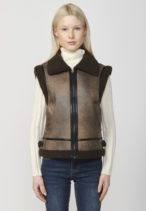 Vest - marron   brown