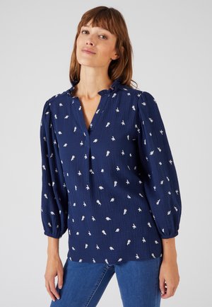 GAZE DE BRODÉE - Camicetta - bleu marine