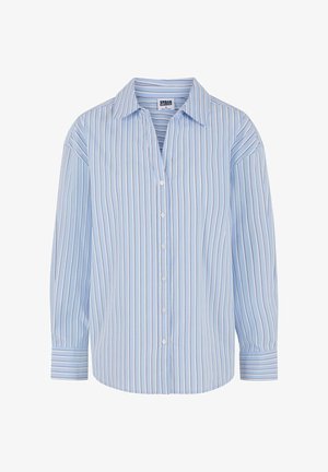 Urban Classics, STRIPED - Hemdbluse - powderblue white