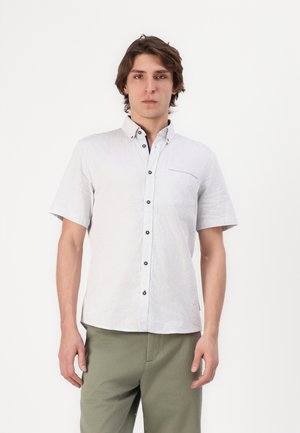 STRUCTURED SHIRT - Shirt - white/multi coloured