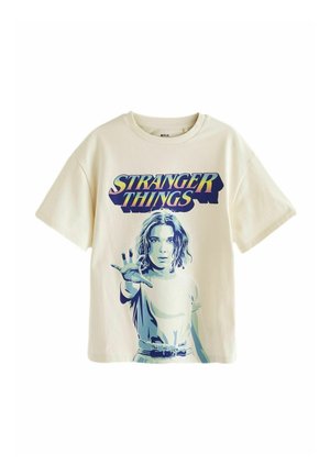 STRANGER THINGS LICENSE - T-shirt imprimé - ecru