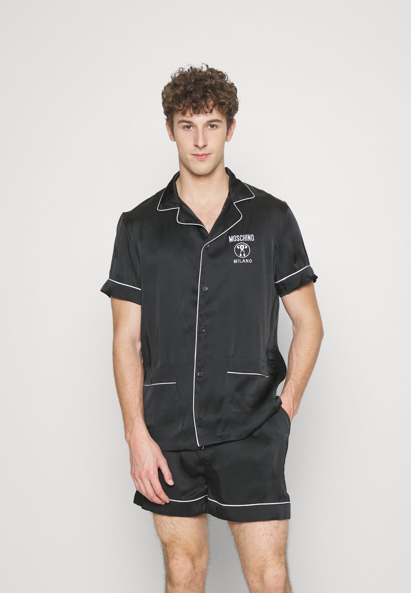 Moschino Underwear SHORT BUTTON UP PAJAMAS Pyjamas black Zalando.ie