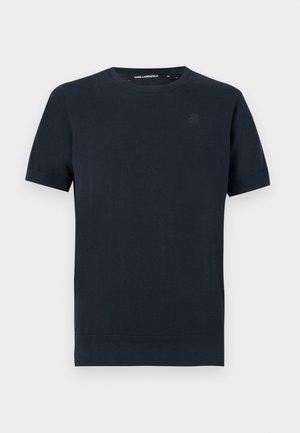 KARL LAGERFELD, CREWNECK - Basic T-shirt - midnight blue
