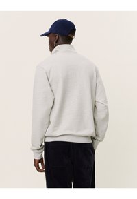Les Deux DEXTER HALF ZIP - Sweatshirt - snow melange