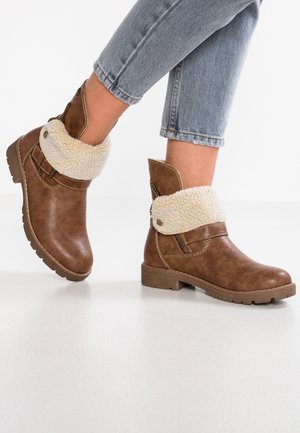 Cowboy-/Bikerlaarsjes - cognac