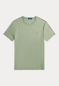 CUSTOM SLIM FIT SOFT COTTON T-SHIRT - Basic póló - greenery heather