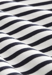 TOM TAILOR DENIM Pikkade varrukatega topp - navy/white