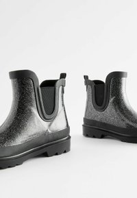 Next Stivali di gomma - black glitter