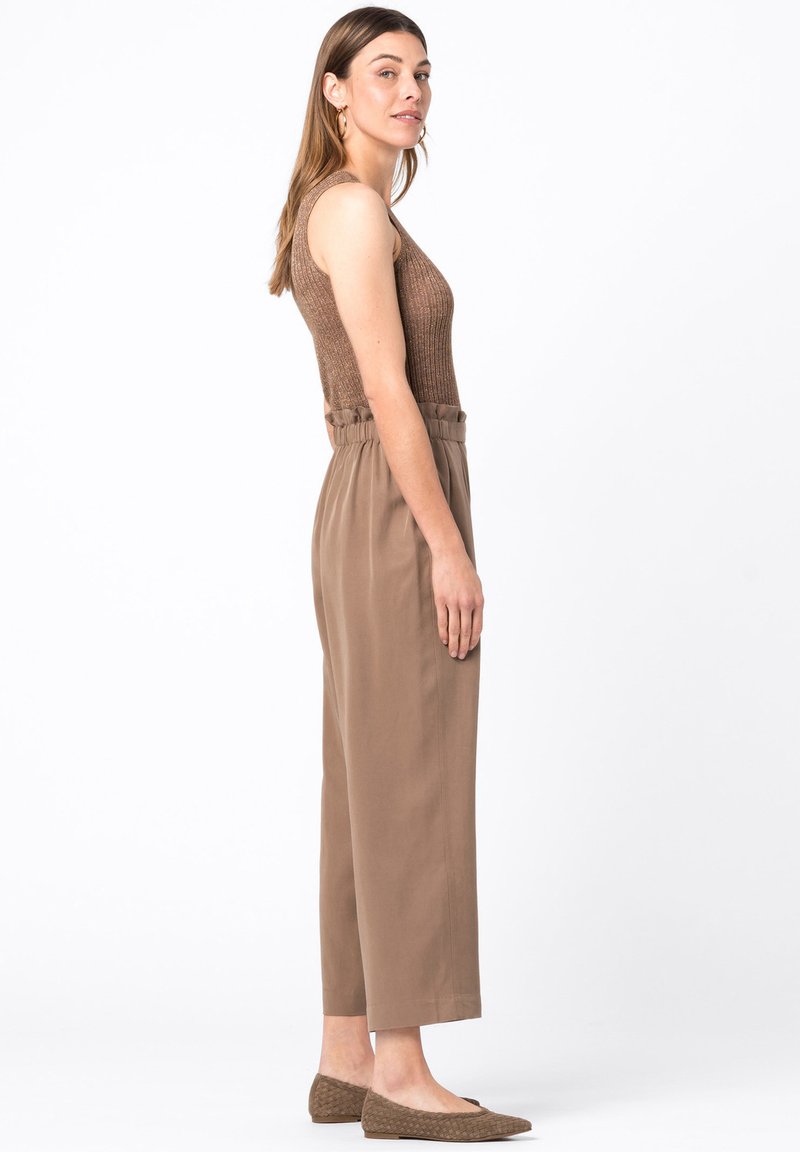 Hallhuber Top Noisette Dunkelbraun Zalando De 