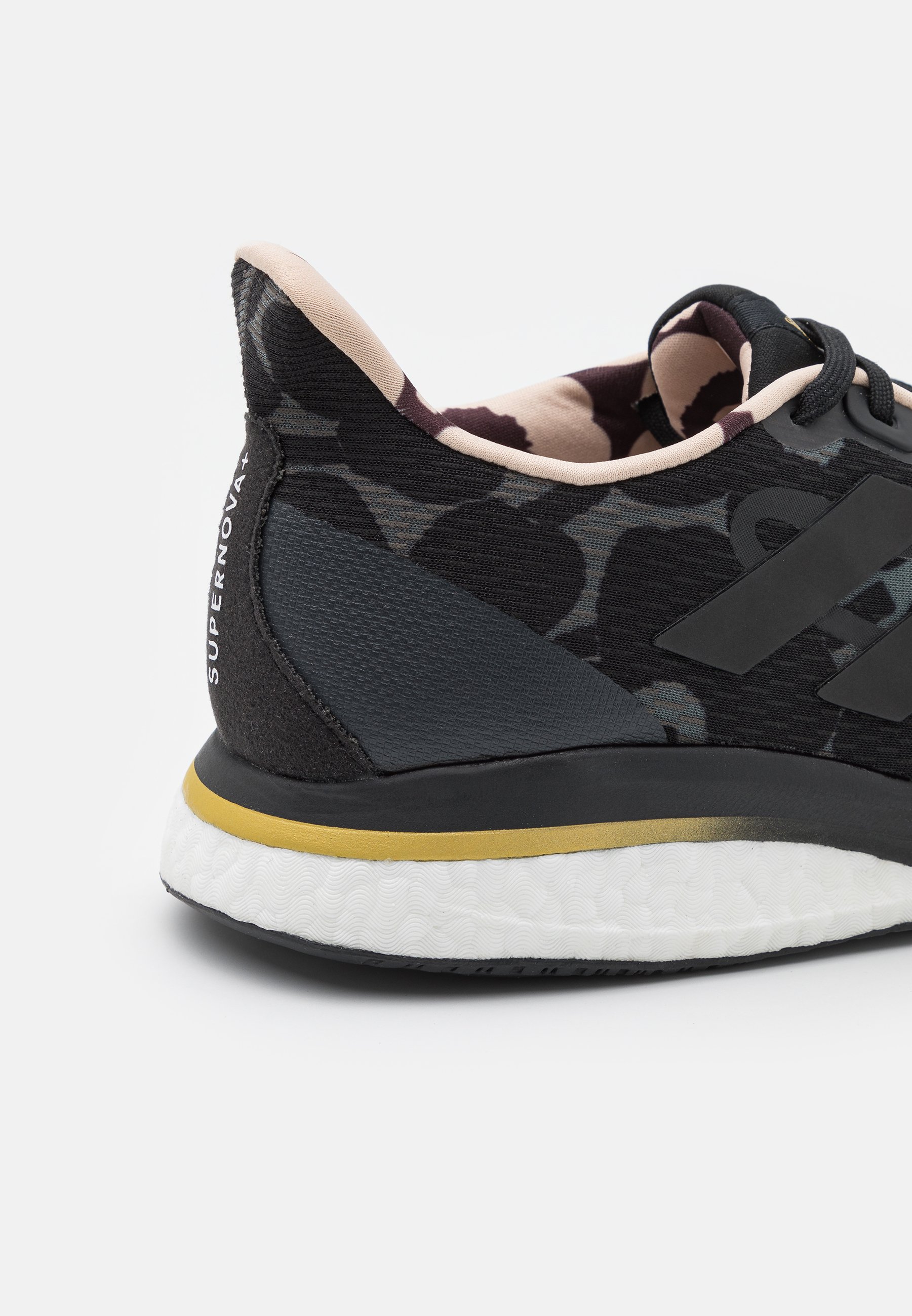 adidas Performance SUPERNOVA X MARIMEKKO - Neutral running shoes - grey  six/core black/gold metallic/grey - Zalando.de