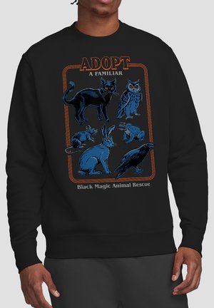 Cotton Soul, STEVEN RHODES ADOPT A FAMILIAR - Sweatshirt - black