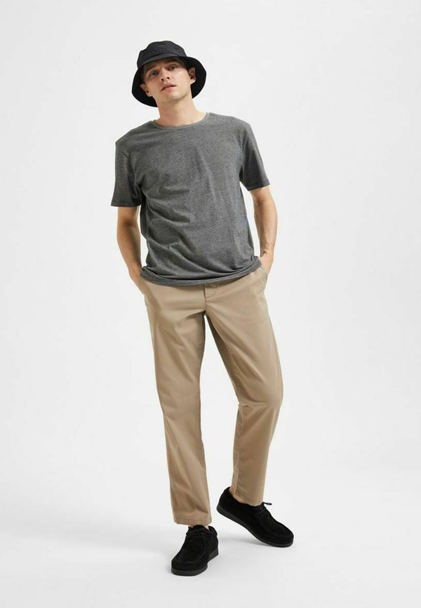 SLH196 STRAIGHT NEW MILES PANT - Trousers - greige4