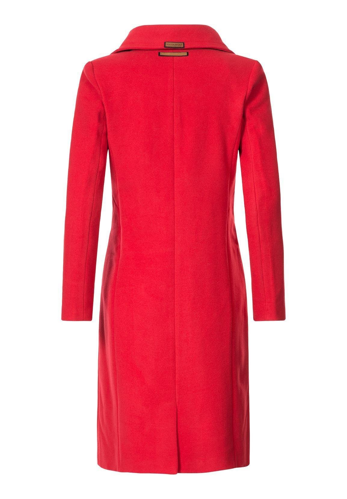 Navahoo WOOLY - Halflange jas - red/rood - Zalando.nl