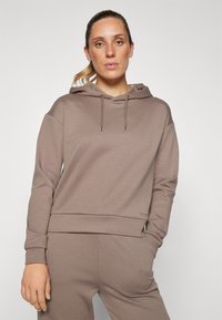 ONLY Play ONPLOUNGE LIFE HOOD NOOS - Hoodie - walnut