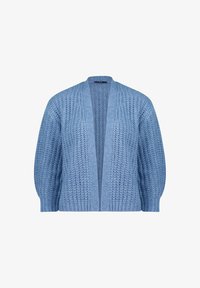 zero GROB OFFENER STYLE Strickjacke middle blue melange/blau