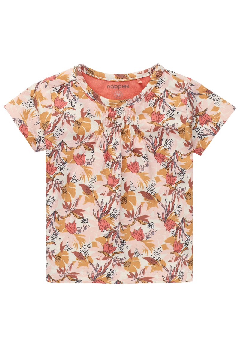 Noppies T-shirt print gemêleerd roze