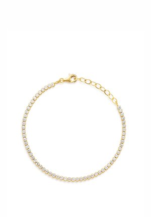 TENNIS-ZIRKONIA - Bracelet - zirkonia gold-coloured
