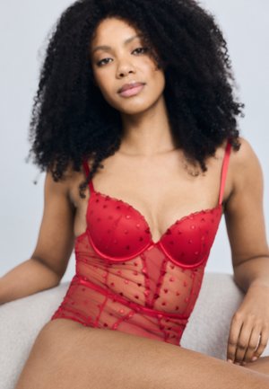CLAIRE PADDED  - Body - chili red
