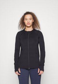 Athleta PACIFICA ILLUME JACKET - Camisola com fecho - black