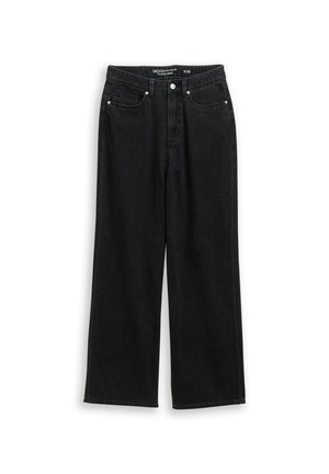 TOM TAILOR DENIM, TTLINOU WIDE JEANS - Jean large - black denim